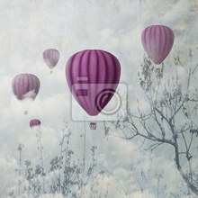 Фотообои с воздушными шарами (винтаж)