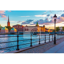 Фотообои с набережной Стокгольма