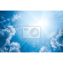 Фотообои - Солнце на небе