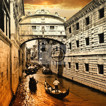 Фотообои - Венецианский канал на закате