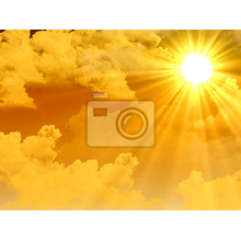 Фотообои - Теплые солнечные лучи