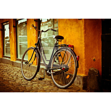 Фотообои - Винтажный велосипед в Копенгагене
