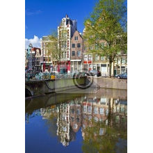 Фотообои с городом на воде - Амстердам