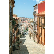 Фотообои - Узкая улица в Италии