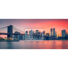 Фотообои - Бруклинский мост на закате