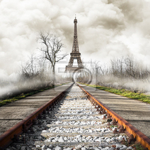Фотообои - Дорога в Париж