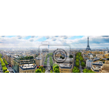 Фотообои - Панорама с Парижем