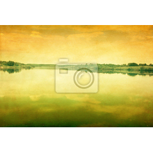 Фотообои в стиле ретро - Озеро