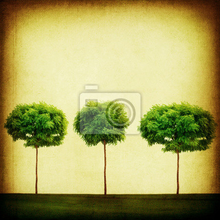Фотообои в стиле ретро - Деревья
