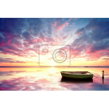 Фотообои - Лодка на озере