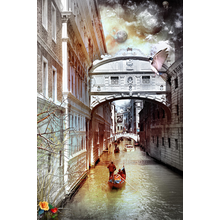 Фотообои - Мечта о Венеции (арт графика)
