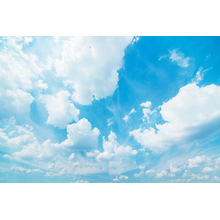Фотообои на стену с голубым небом и облаками