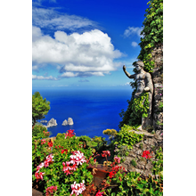 Фотообои с живописным видом на острове Капри