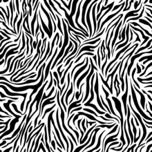 Арт-обои - Текстура расцветки зебры