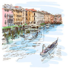 Венеция - Гранд-Канал (рисунок)