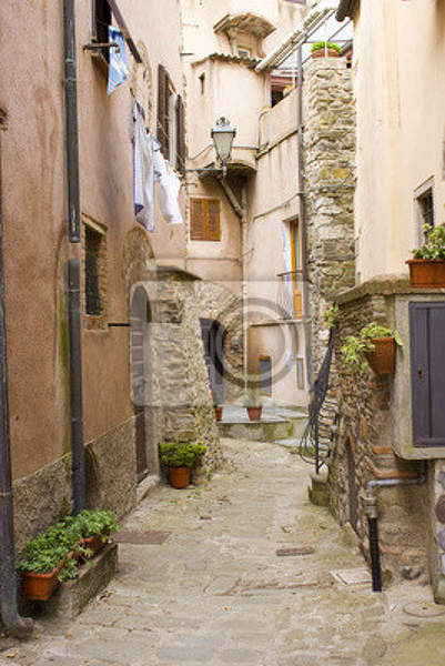 Фотообои - Старая улочка в Тоскане артикул 10000738