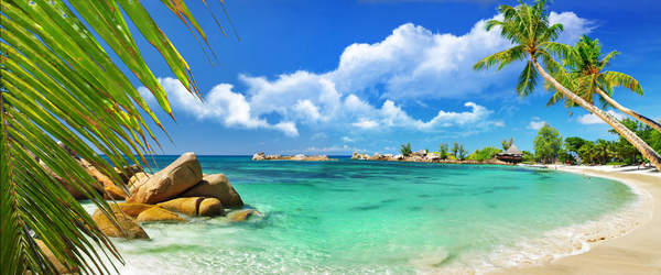 Фотообои - Тропический рай на Сейшелах артикул 10000724