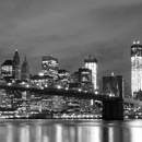 Фотообои с черно-белым мостом